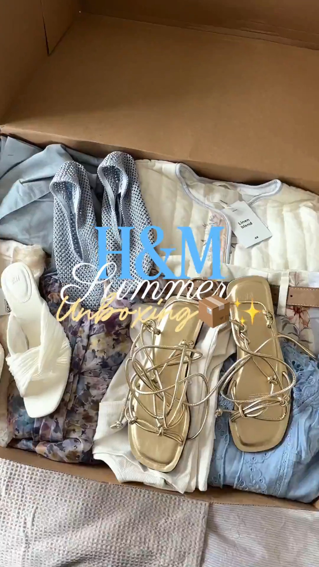 My H&M order finally arrived and it’s full of dreamy summer pieces. ☁️🌸✨

Think soft blues, romantic florals, effortless linen sets, pretty white dresses and the most comfortable shoes. I can’t wait to style these for vacation, brunch and warm summer evenings.

Save this post to come back later to shop. 🤍

H&M haul, H&M new arrivals, summer outfits, vacation outfits, linen set, floral dress, blue dress, white dress, summer sandals, mesh flats, resort wear, neutral style, feminine fashion, affordable fashion, chic style, capsule wardrobe, European summer, outfit inspiration, summer wardrobe, fashion finds

#LTKsummer #LTKdatenight #LTKstyletip