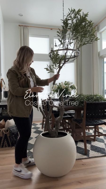 How to evaluate your faux trees. This olive tree is the viral tree from Costco. I can’t link it here unfortunately but it is available in stores and online. Everything else is linked below!! 

#LTKFindsUnder100 #LTKHome #LTKVideo