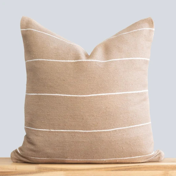 Siena Moroccan Pillow Cover  Beige  Modern Pillow Farmhouse | Etsy | Etsy (US)