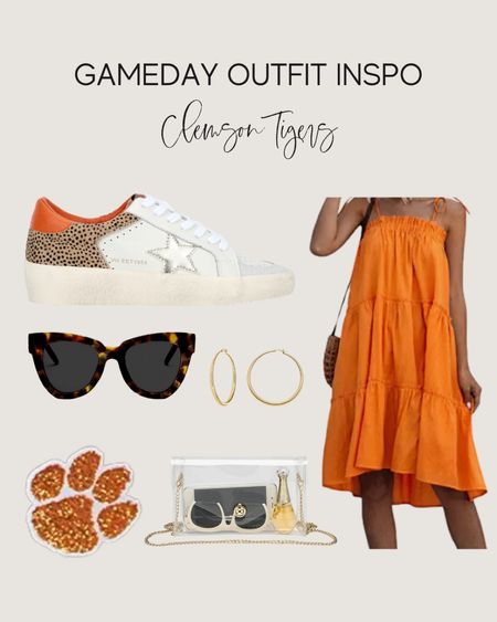 Clemson Football. Gameday Outfit. College Football Outfit. Game Day Attire. South Carolina Football. Tiger Football. Tailgate Outfit. 

#LTKunder100 #LTKU #LTKunder50