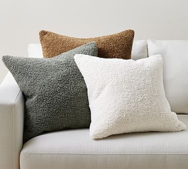 Cozy Teddy Faux Fur Pillow Covers | Pottery Barn | Pottery Barn (US)