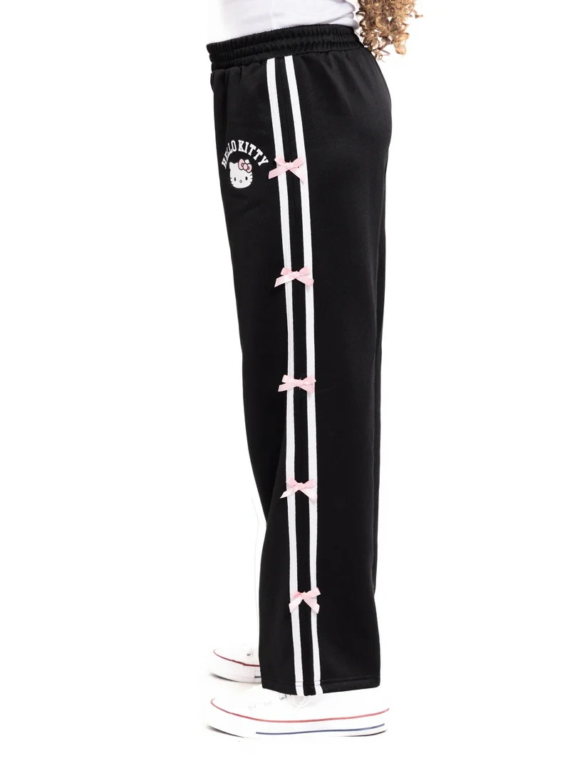 Hello Kitty Girls Active Track Pants with Side Bows, Sizes 4-16 | Walmart (US)