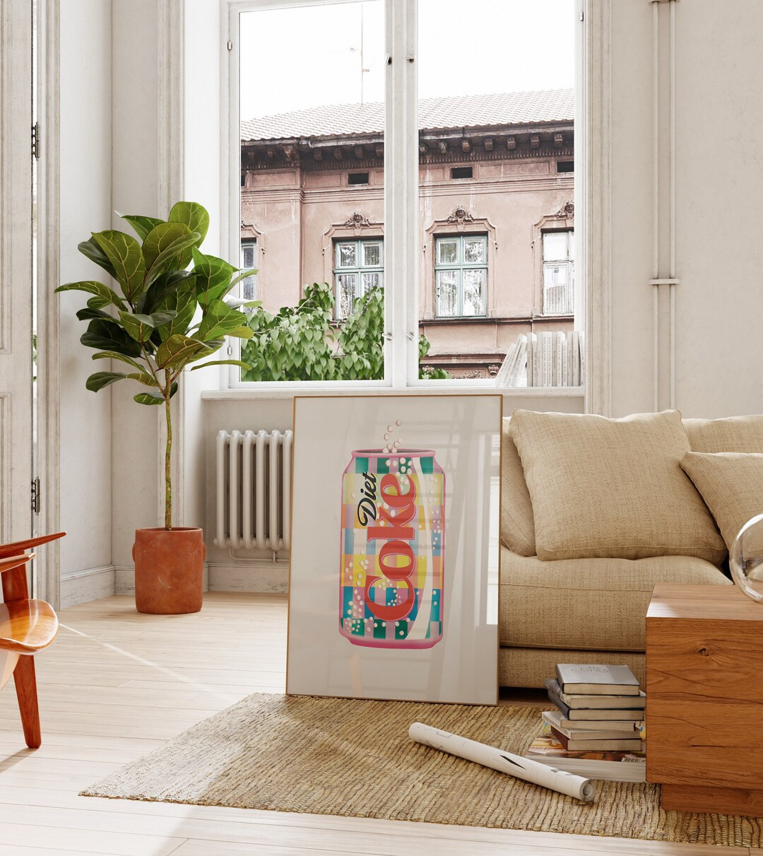 Diet Coke Can Art Print, Kitchen Pop Art, Museum-quality Matte Paper Poster - Etsy | Etsy (US)