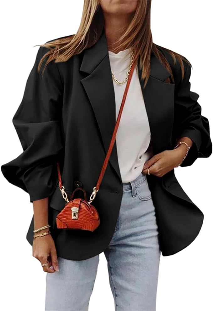 Cicy Bell Women's Oversized Trendy Blazers Fashion Casual Dressy Blazer Jackets | Amazon (US)