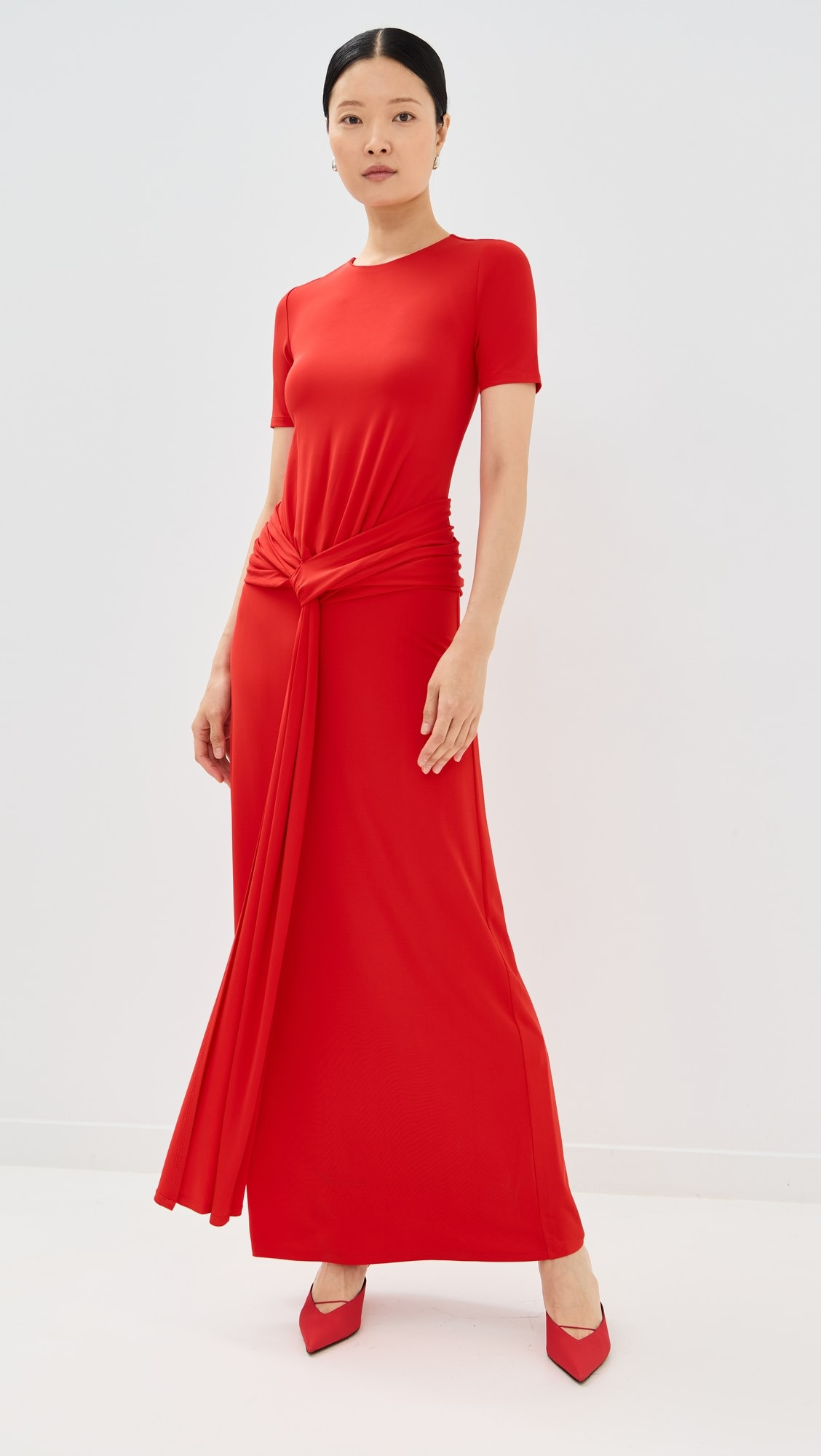 SIMKHAI Nalani Short Sleeve Gown | Shopbop | Shopbop