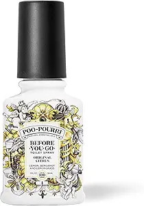 Poo-Pourri Before-You-Go Toilet Spray, Original Citrus, 2 Fl Oz - Lemon, Bergamot and Lemongrass | Amazon (US)