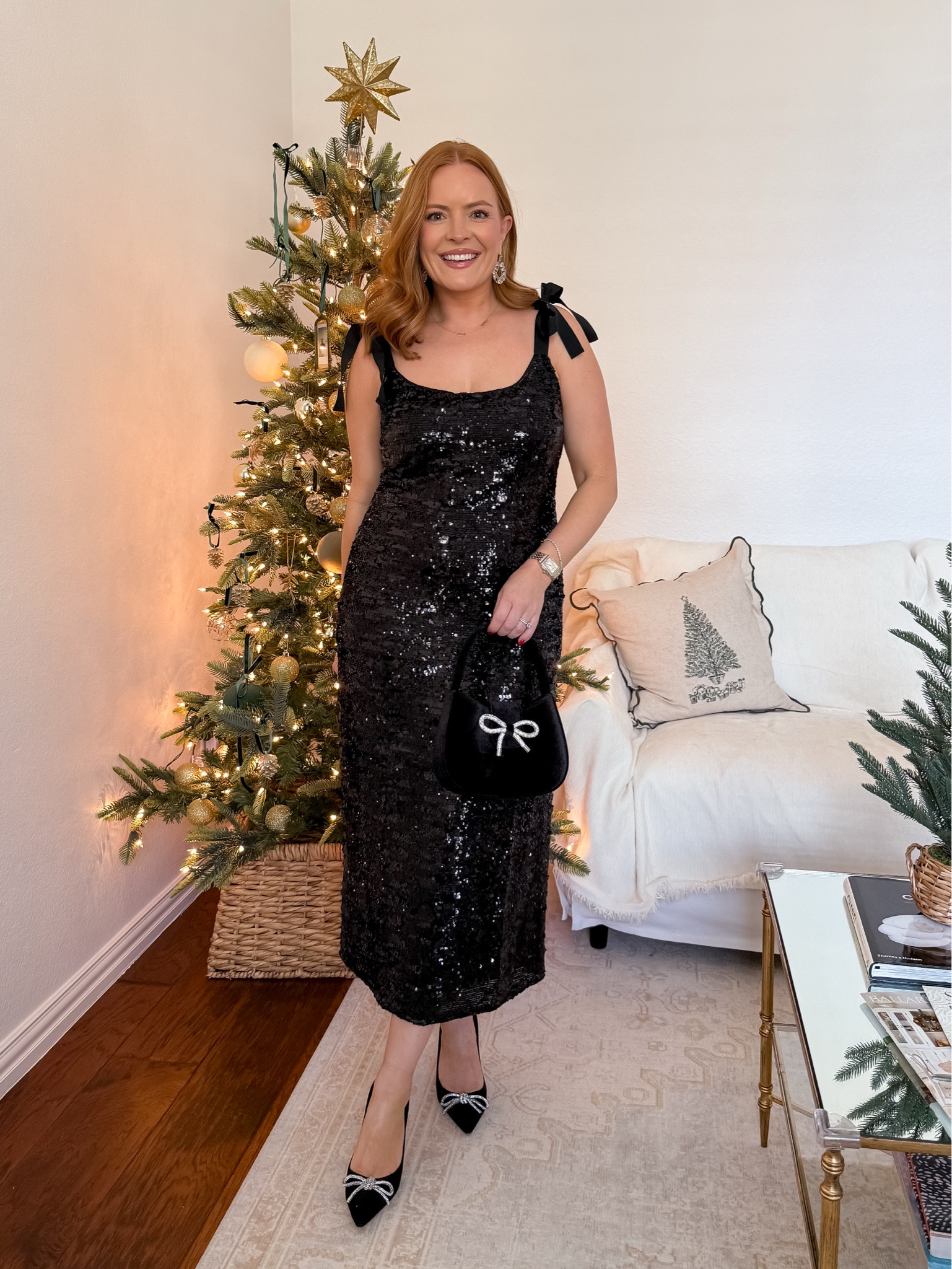 Black sequin office holiday party dress

This black sequin midi dress is a great option for an office holiday party when you want festive without going over the top. The midi length and classic silhouette keep it professional, while the subtle sparkle makes it perfect for a work holiday dinner or cocktail-style office event. I styled it with black pumps and a small handbag for a polished, office-appropriate holiday look.

Keywords naturally hit: office holiday party dress, black sequin dress for work, holiday dress for corporate office

#LTKGiftGuide #LTKWorkwear #LTKHoliday