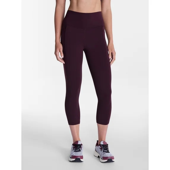 Avia Women's and Women's Plus SoftSculpt High Rise Capri Leggings, Sizes XS-4X | Walmart (US)