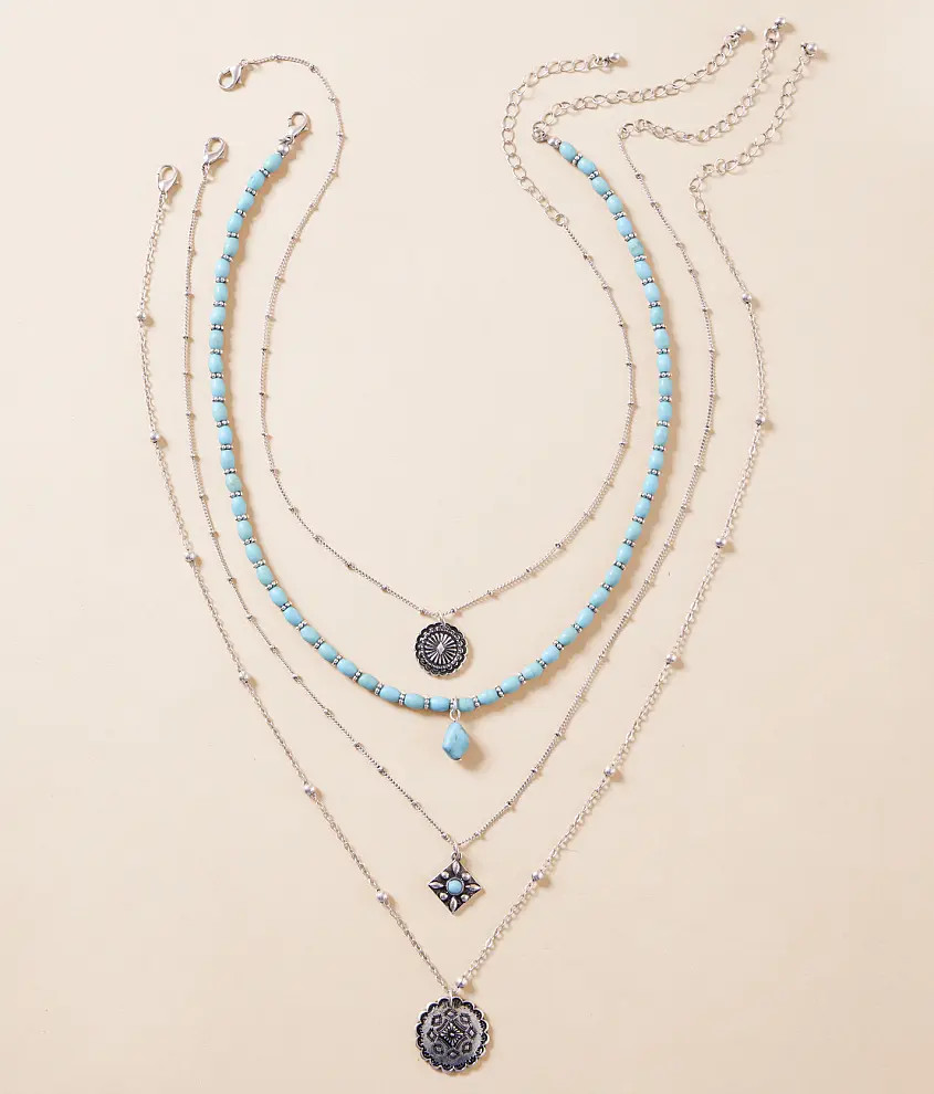 4 Pack Western Necklace Set | Buckle