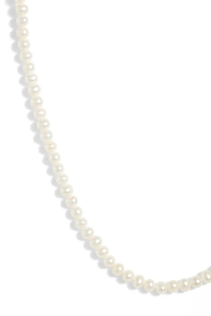 Poppy Finch Pearl Short Strand Necklace | Nordstrom | Nordstrom