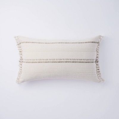 Target/Home/Home Decor/Throw Pillows‎Lumbar Yarn Dye Stripe Pillow - Threshold™ designed with... | Target