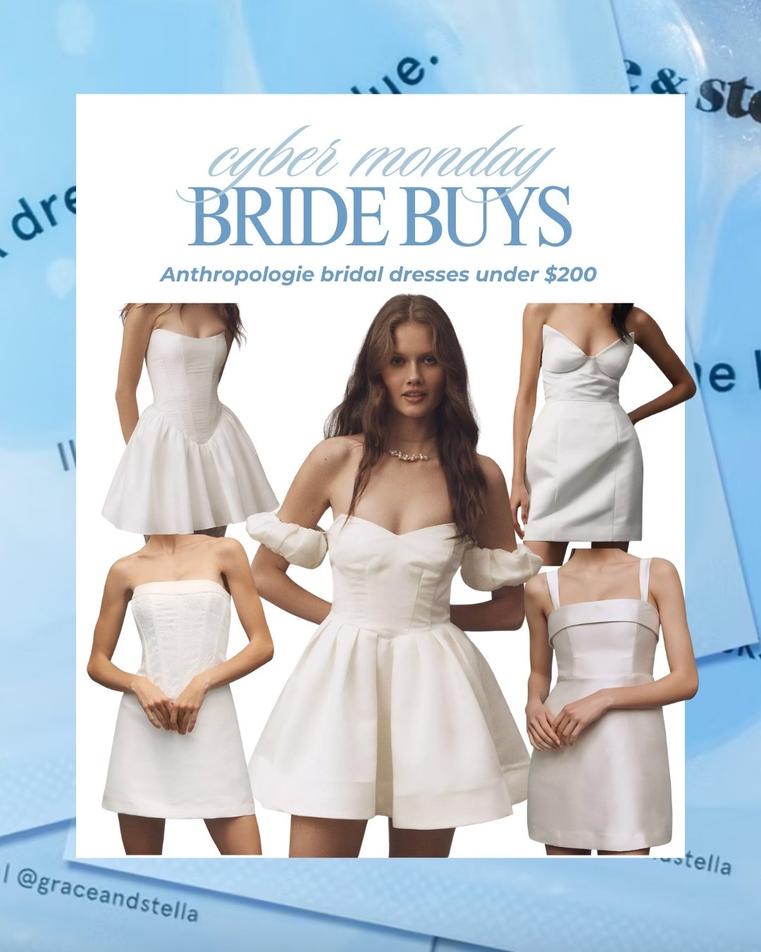 Anthropologie bridal dresses under $200! Bride outfit ideas 🤍 #ltkwedding #ltkbride 

#LTKCyberWeek