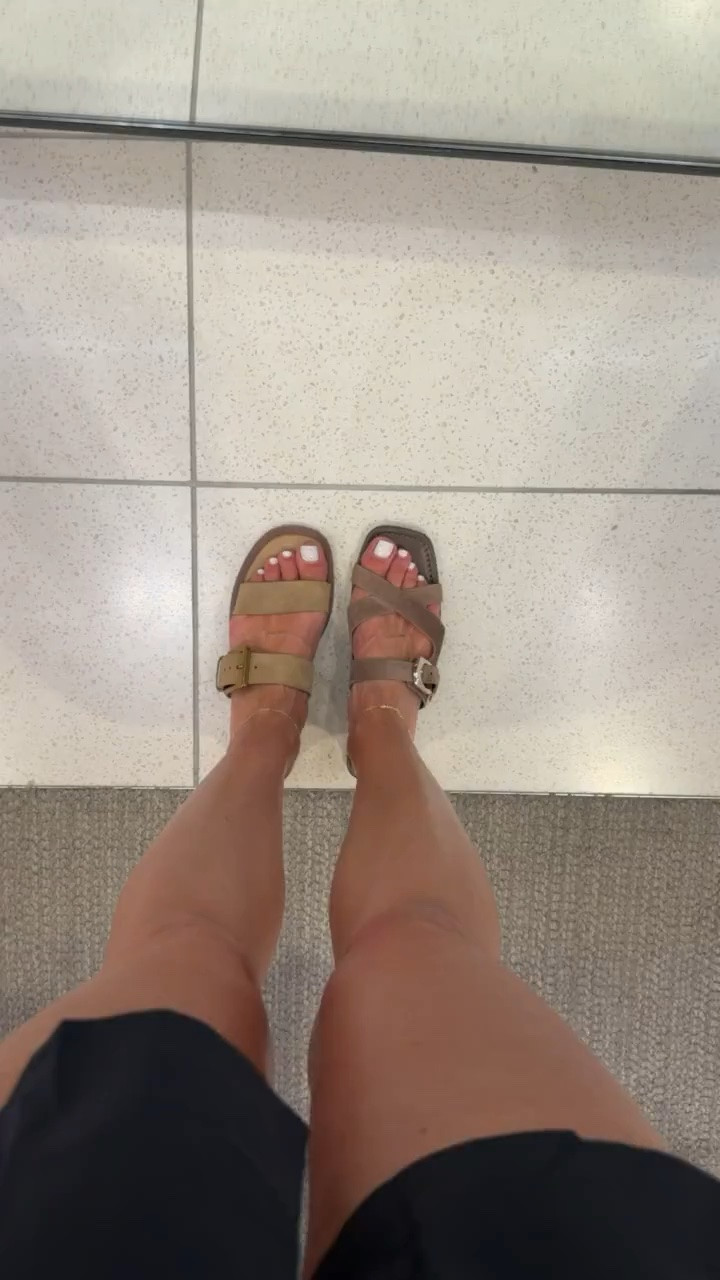 I love both of these comfortable sandals. They’re lightweight, easy to walk in, and pair with everything from shorts and dresses to your favorite vacation outfits.

Comfortable sandals, Everyday sandals, Summer shoes, Vacation sandals, Casual outfit, Travel essentials, Neutral sandals, Walking sandals, Summer style, annabrstyle

#LTKootd #LTKSeasonal #LTKTravel