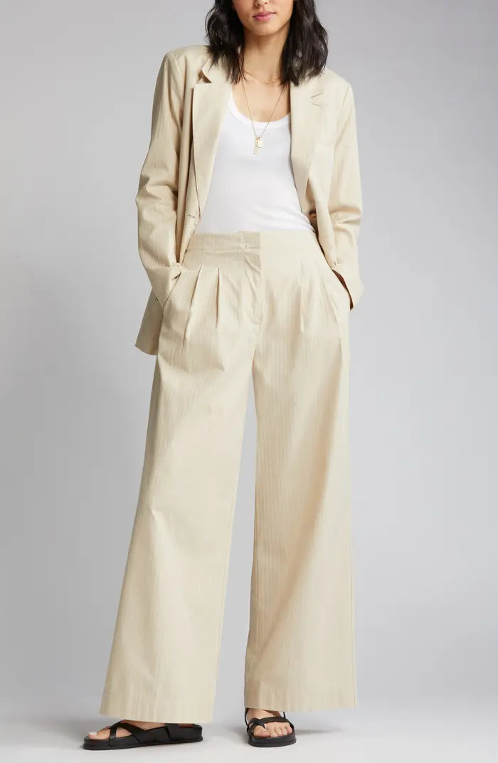 Stripe Cotton Jacquard Blazer | Nordstrom