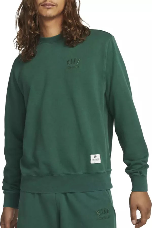 Nike Men's Sportswear Club Fleece French Terry Sweatshirt | Dick's Sporting Goods | Dick's Sporting Goods