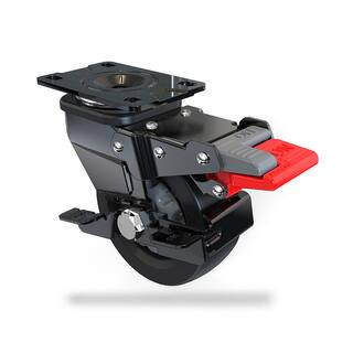 Everbilt 3 in. Black Multi-Purpose 3-in-1 Caster with 220 lbs. Load Rating 40-345005 - The Home D... | The Home Depot