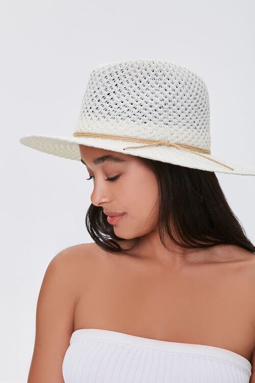 Perforated Wide-Brim Fedora | Forever 21 (US)