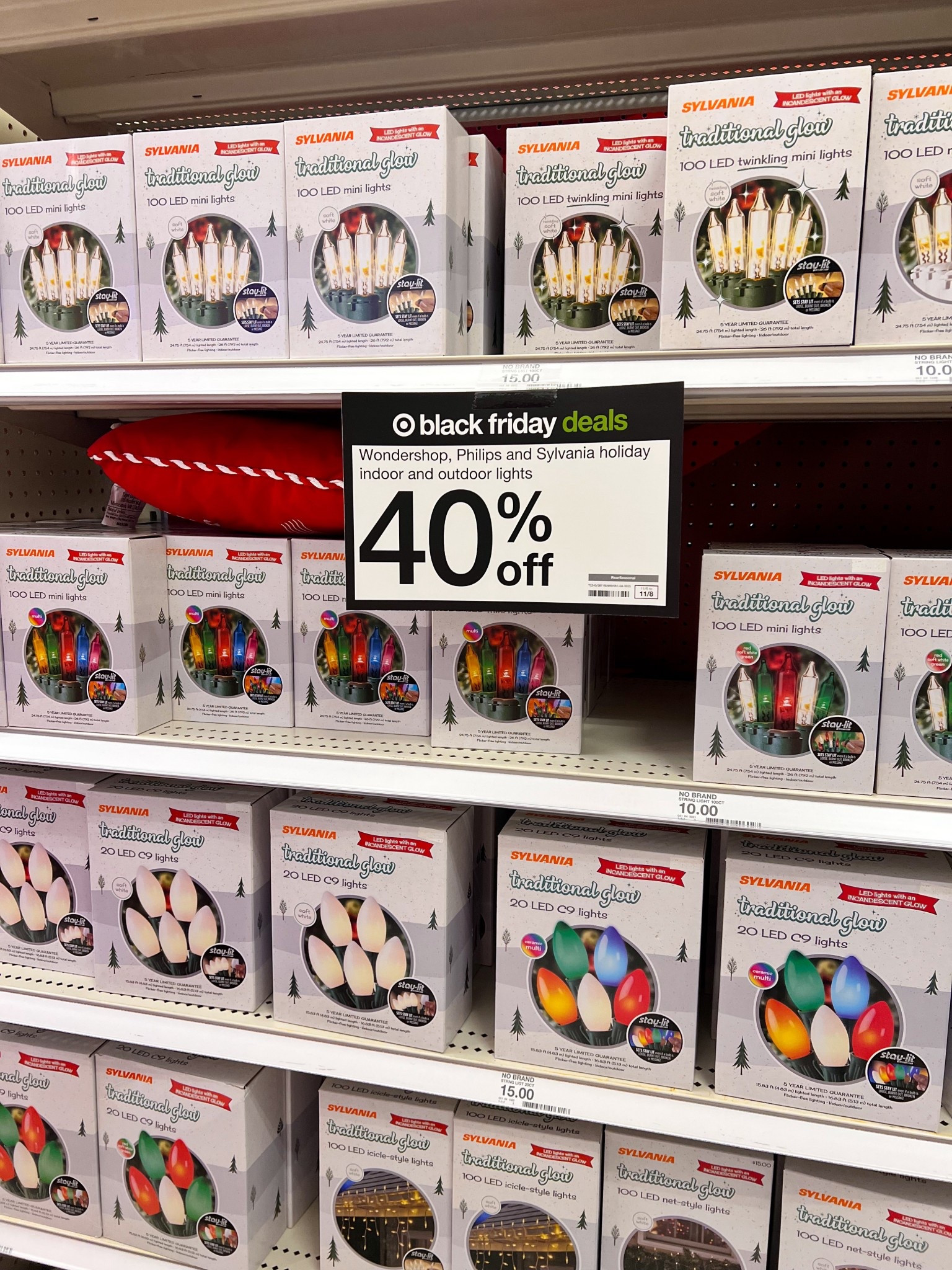 40% off Christmas lights

#targetchristmas #targetdeals 

#LTKHoliday #LTKHome #LTKSaleAlert
