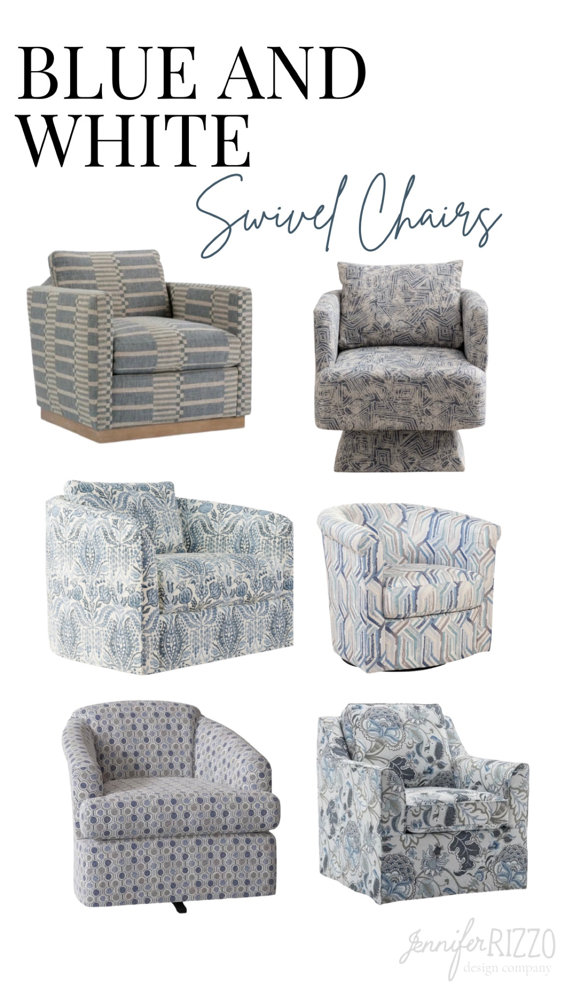 Blue and white swivel chairs 

#LTKHome #LTKxPrimeDay