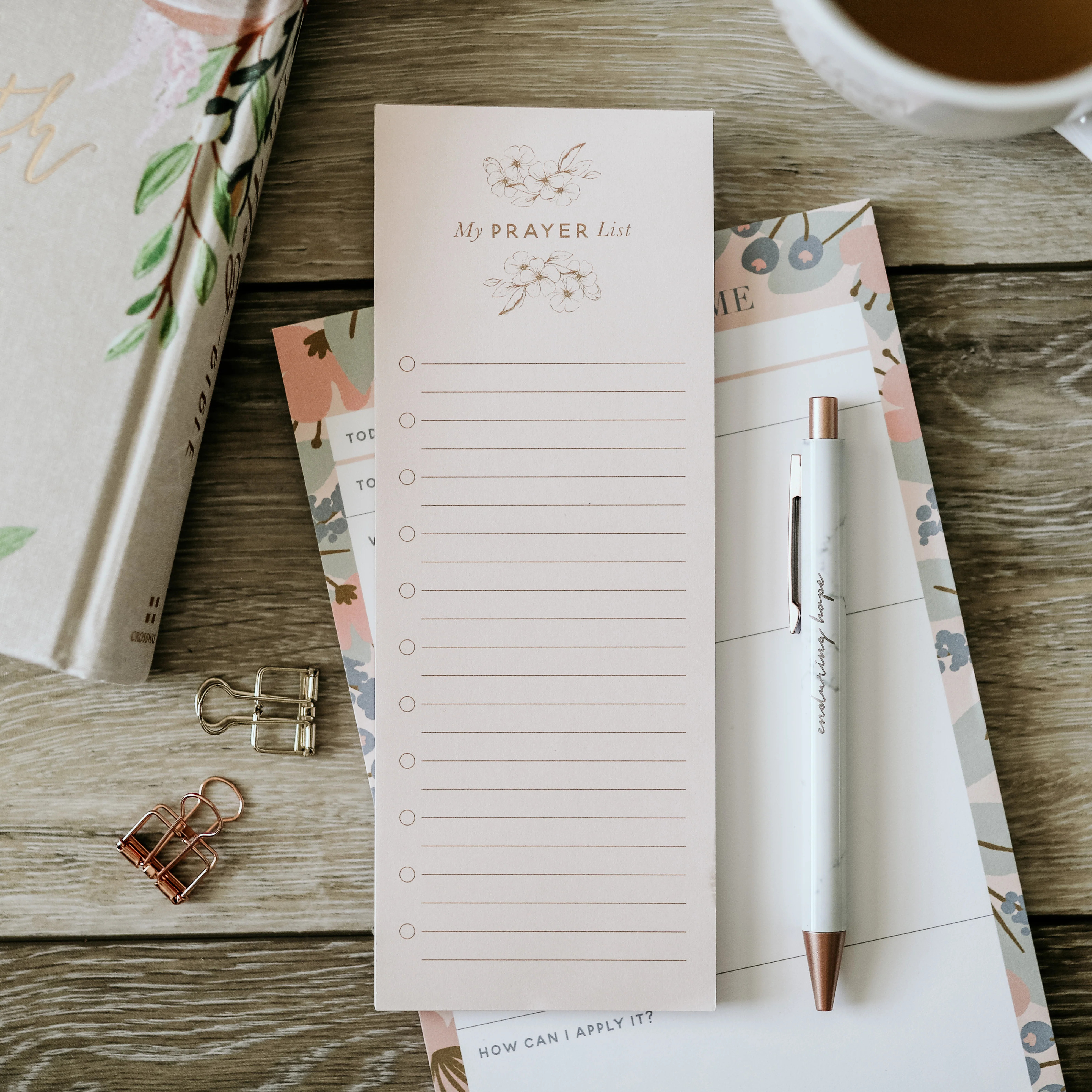 Prayer List Notepad | The Daily Grace Co.