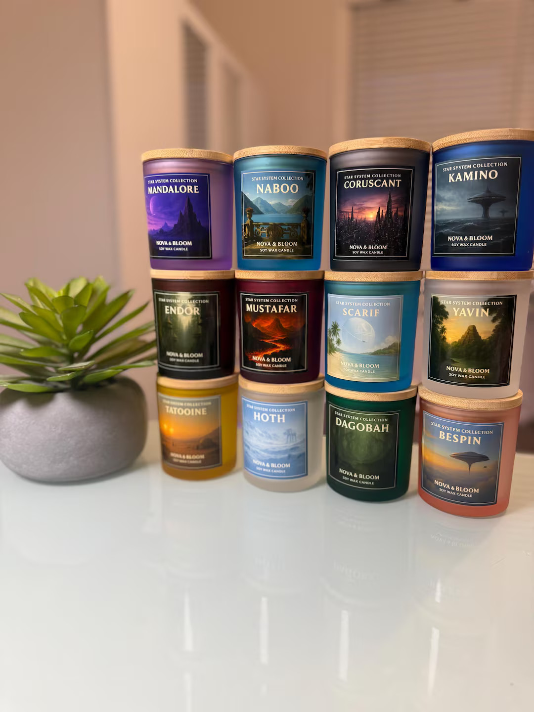 Star Wars Planets Candle | Hand-poured Soy Wax Pet Friendly - Etsy | Etsy (US)