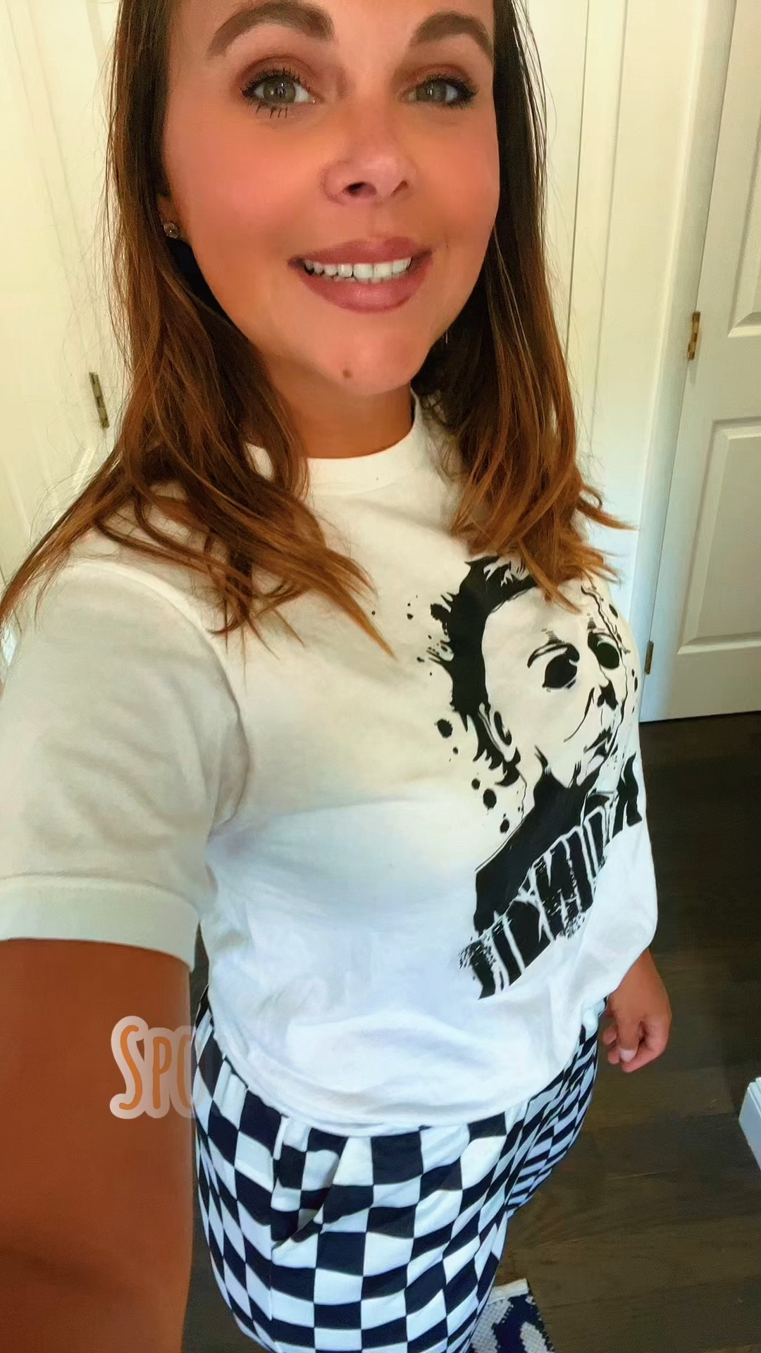 Spooky season fit unlocked 🖤👻 Michael will always have my heart, and these checkered joggers are straight 🔥 Don’t sleep on this look 🐾✨ #SpookySeasonStyle #OOTD”

#LTKStyleTip #LTKSeasonal