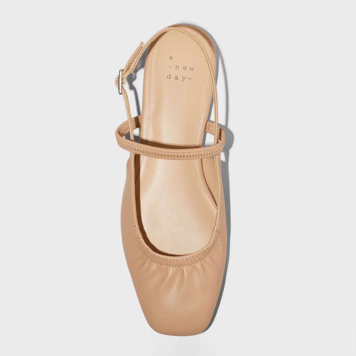 Women's Vada Slingback Scrunch Toe Flats - A New Day™ | Target