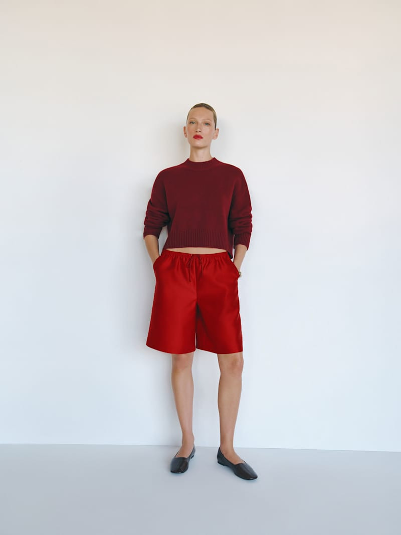Reformation Sandy Short Ivory Medium | Reformation (Global)