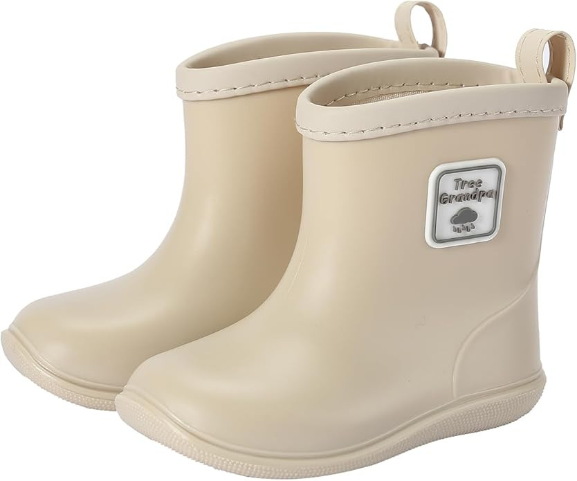 Tree Grandpa Toddler Rain Boots Baby Kids Easy-on Rain shoes Children Waterproof Shoes for Boys G... | Amazon (US)