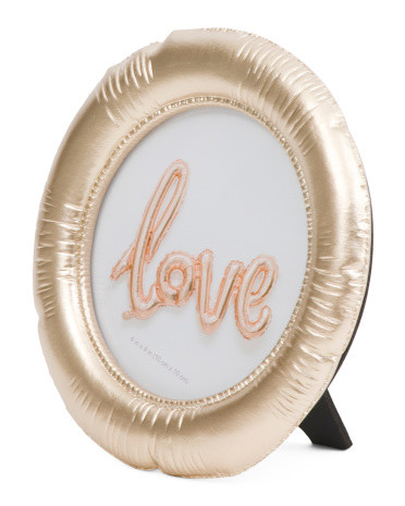 4x4 Round Balloon Tabletop Picture Frame | TJ Maxx