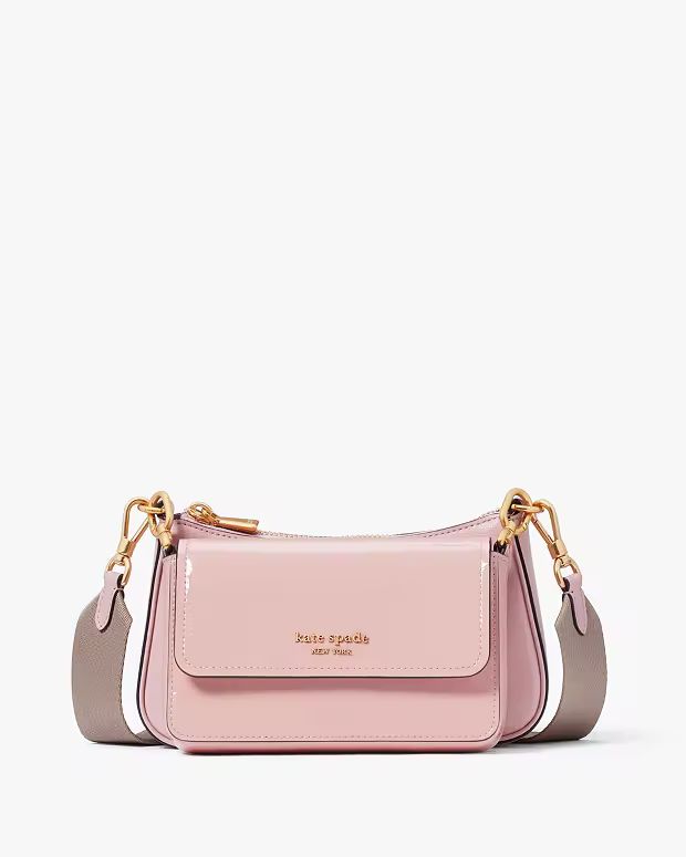 Double Up Patent Leather Crossbody | Kate Spade (US)