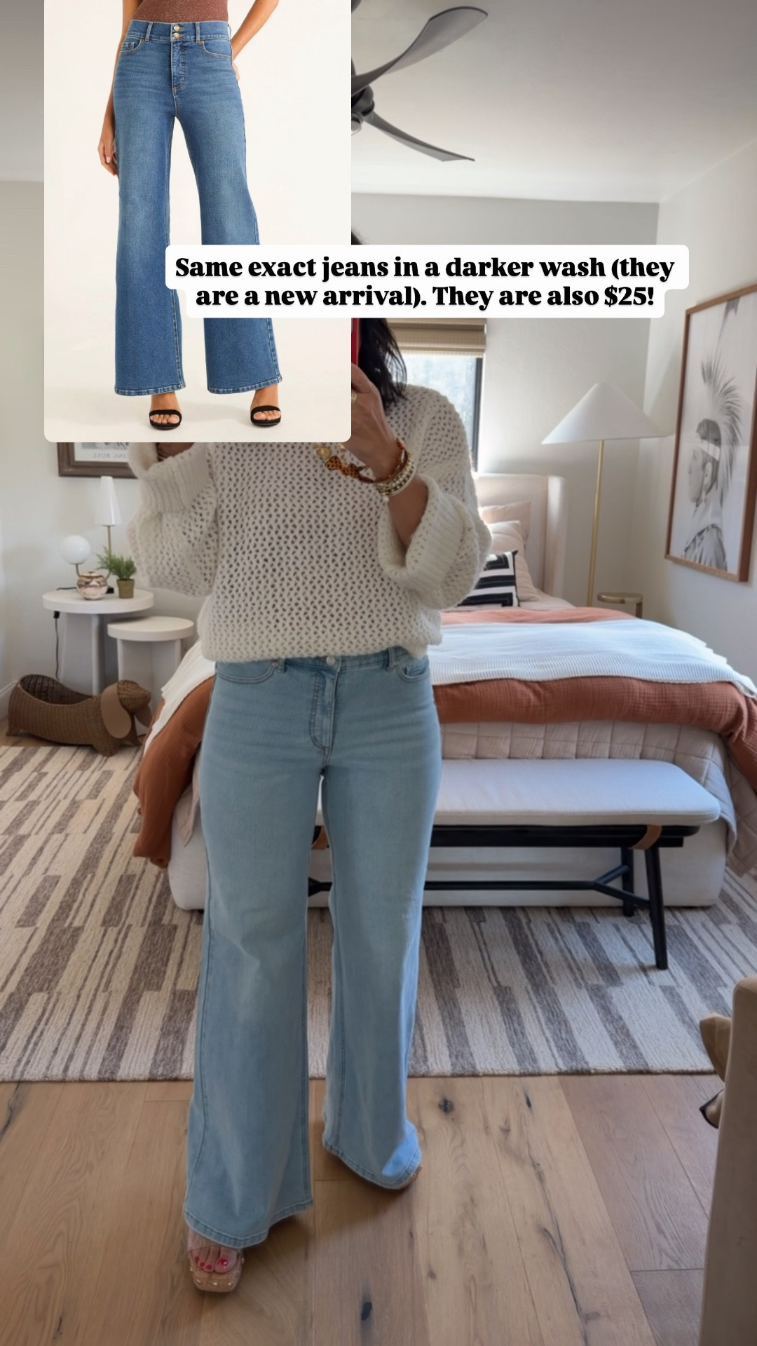 Top size medium (it’s oversized and I could have done a small), jeans size 8 (they are stretchy so size down if you are between sizes), shoes fit tts (I’m a 9.5/10 and did a 9.5). Jeans I’m wearing here are the color Light Indigo and the darker pair is the color Pharaoh and I’m in the regular length. 

#LTKootd #LTKOver40