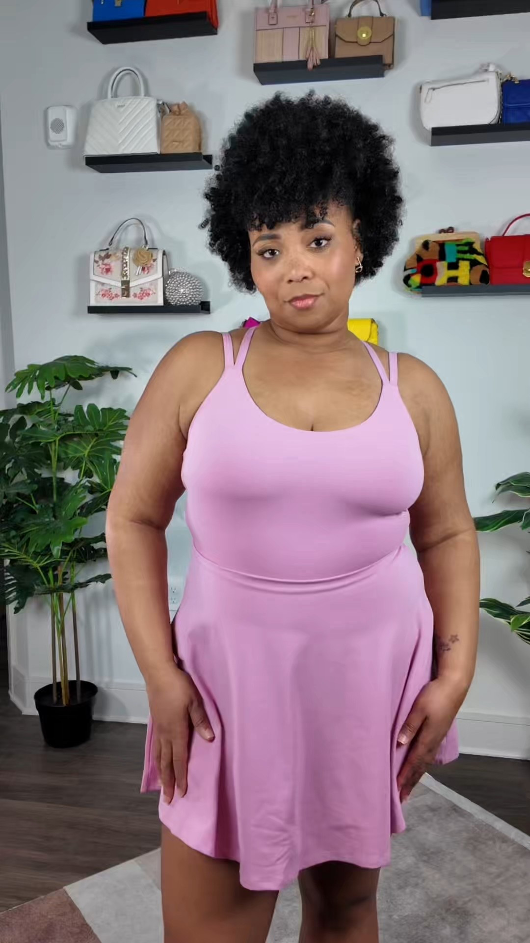 Soft color, Strong SERVE. This is a CUTE Tennis Dress to wear casually or when you are SERVING  

#LTKPlusSize #LTKActive #LTKfitnessgoals