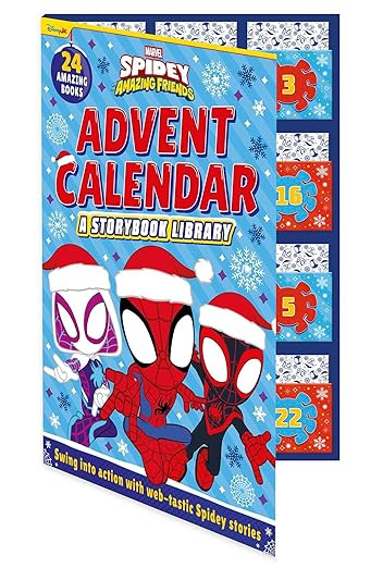 Marvel Spidey and his Amazing Friends: Advent Calendar A Storybook Library      Calendar – Adve... | Amazon (US)