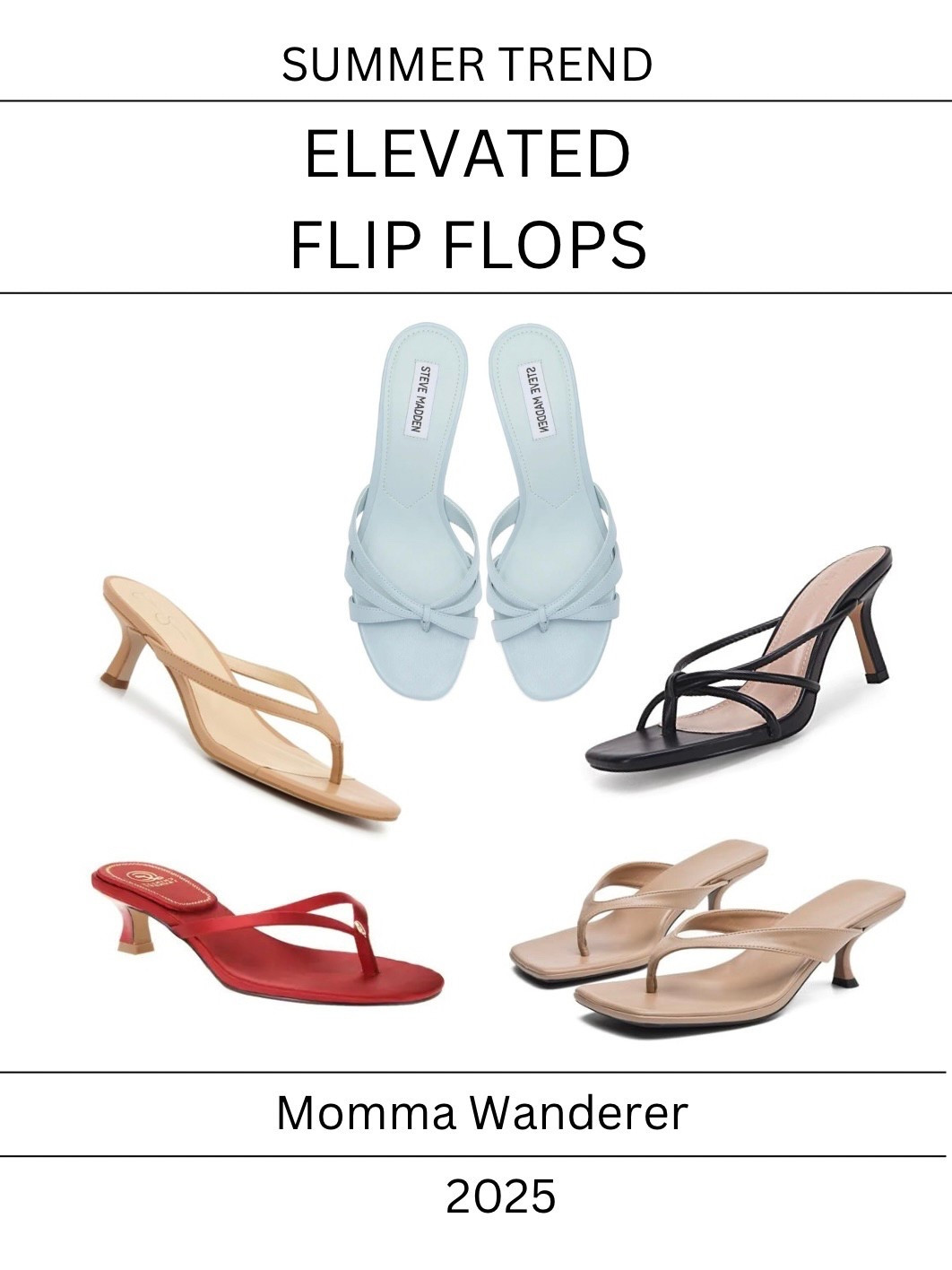 Summer trend, elevated flip flops! Upgraded flip flops, with a kitten heel, go with any summer dress 👗 

#LTKStyleTip #LTKSeasonal #LTKShoeCrush