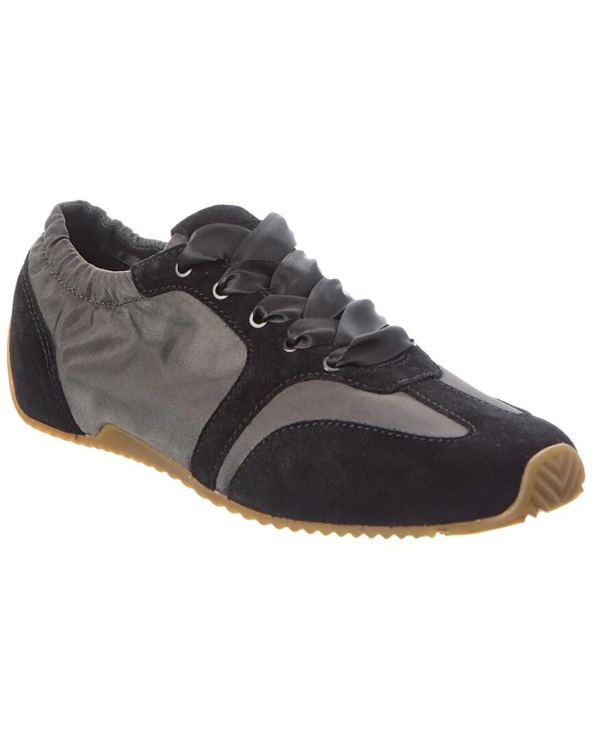rag & bone Emilee Ballet Runner Satin & Suede Sneaker | Shop Simon