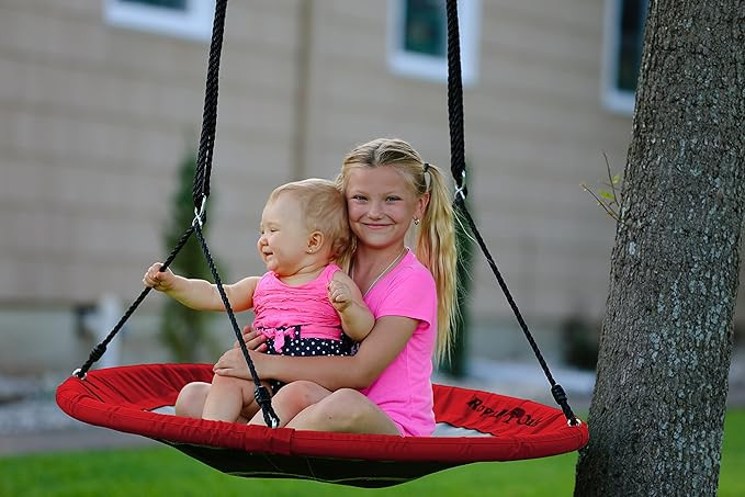 Royal Oak Saucer Tree Swing,Giant 40 Inches with Carabiners and Flags, 700 lb Weight Capacity, St... | Amazon (US)