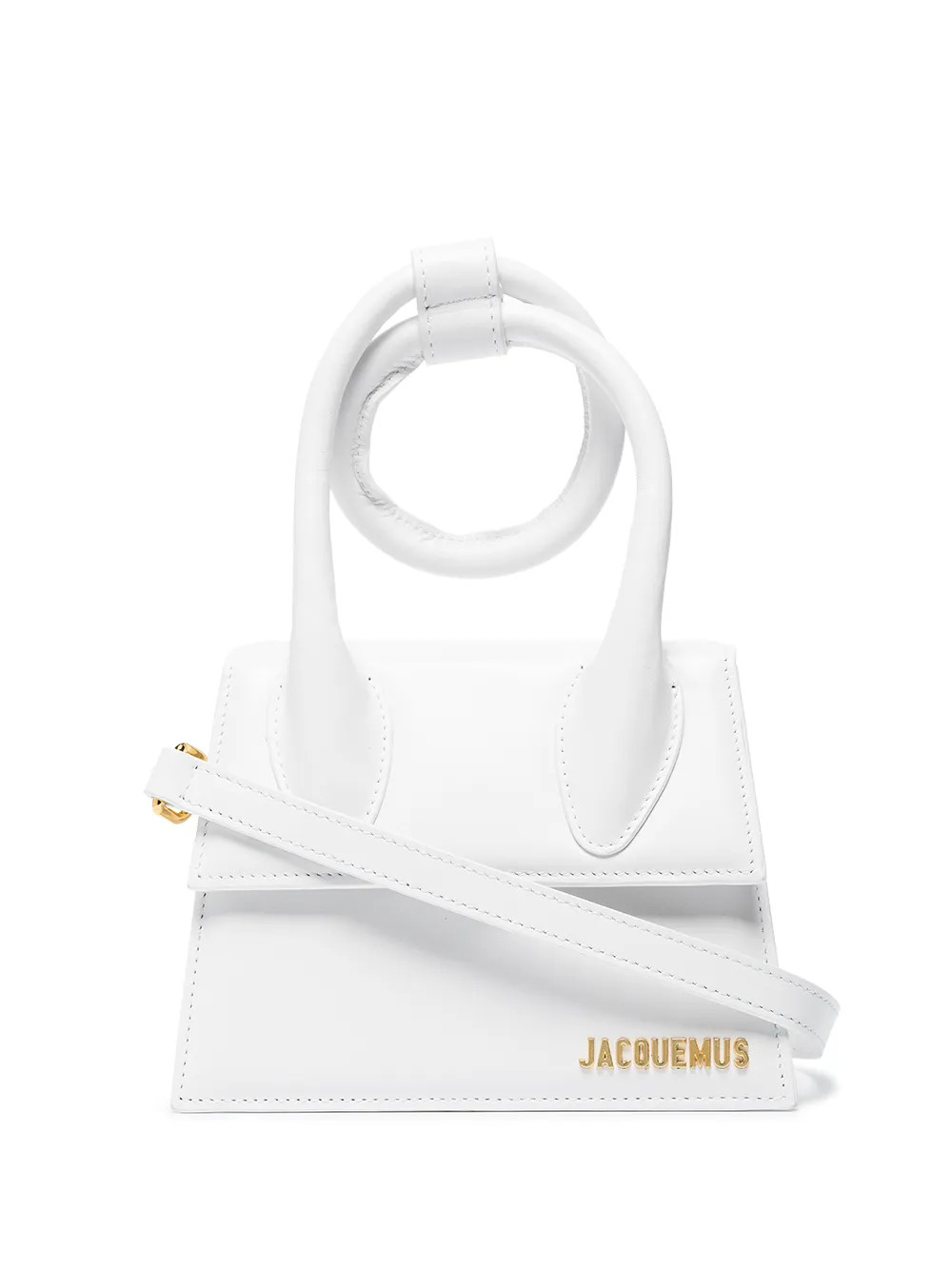 Jacquemus Le Chiquito Noeud Mini Bag | White | FARFETCH | Farfetch Global