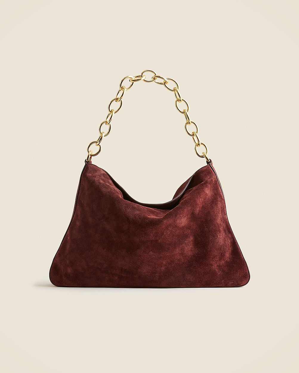Berkeley chainlink shoulder bag in suede | J. Crew US