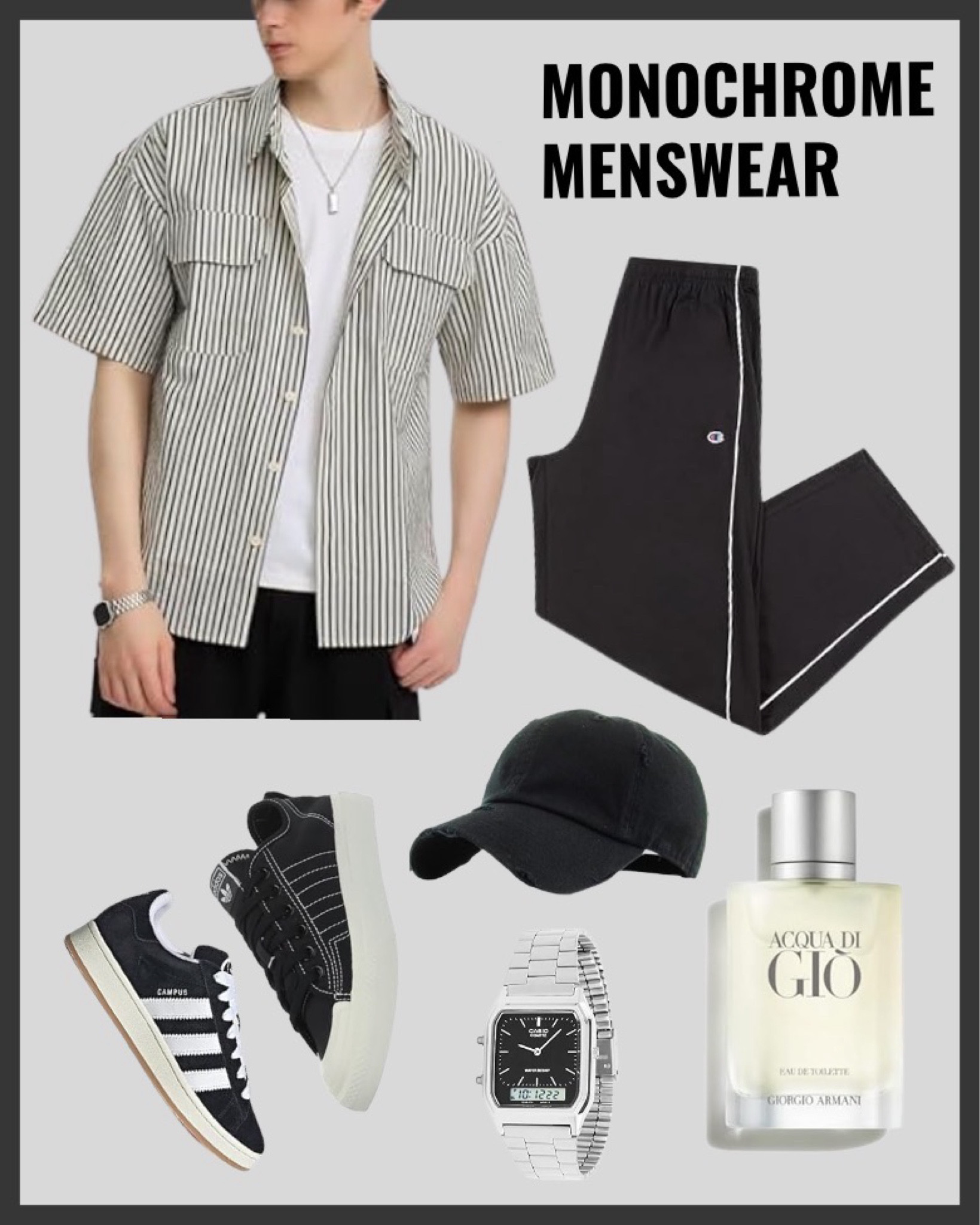 Which pair of  adidas shoes do you prefer with this casual black and white #monochrome #mensstreetwear look? Together these pieces make a stylish yet casual statement. Individually they make great Valentine’s Day gifts!

#LTKMens #LTKStyleTip #LTKGiftGuide