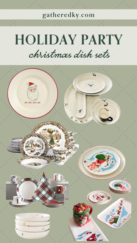 🎄Holiday Party: Christmas Dish Sets🎄 

Santa Plates, Holiday Dish Sets, Holiday Mugs, Christmas Mugs 

#LTKSeasonal #LTKHoliday #LTKhome