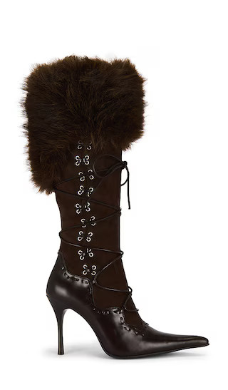 Verbier-F Boot in Brown Suede Combo | Revolve Clothing (Global)
