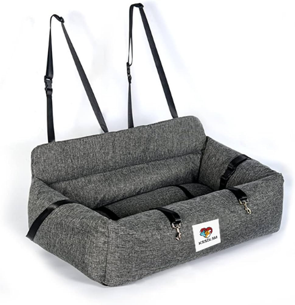 KSSDLSM Dog Car Seat for Large Dogs,Small Dog Car Seat for 2 Dogs,Both Sides Have Storage Pockets... | Amazon (US)