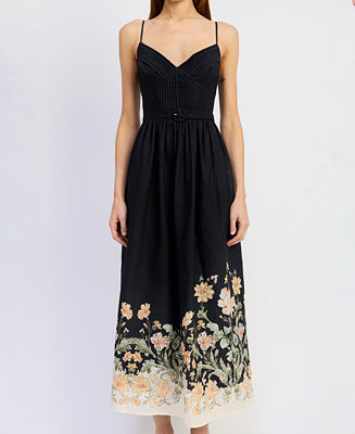 Women's Iris V-Neck Midi Dress | Macy's