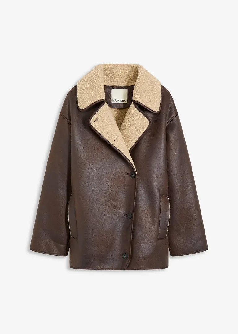 Jacke aus Lammfellimitat | Bonprix DE
