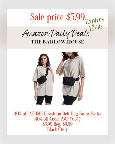 Amazon Daily Deals 

Fashion Belt Bag Fanny Packs Dupes Crossbody Sling Everywhere with Adjustable Strap for Running Traveling Hiking Workout

#LTKtravel #LTKGiftGuide #LTKsalealert