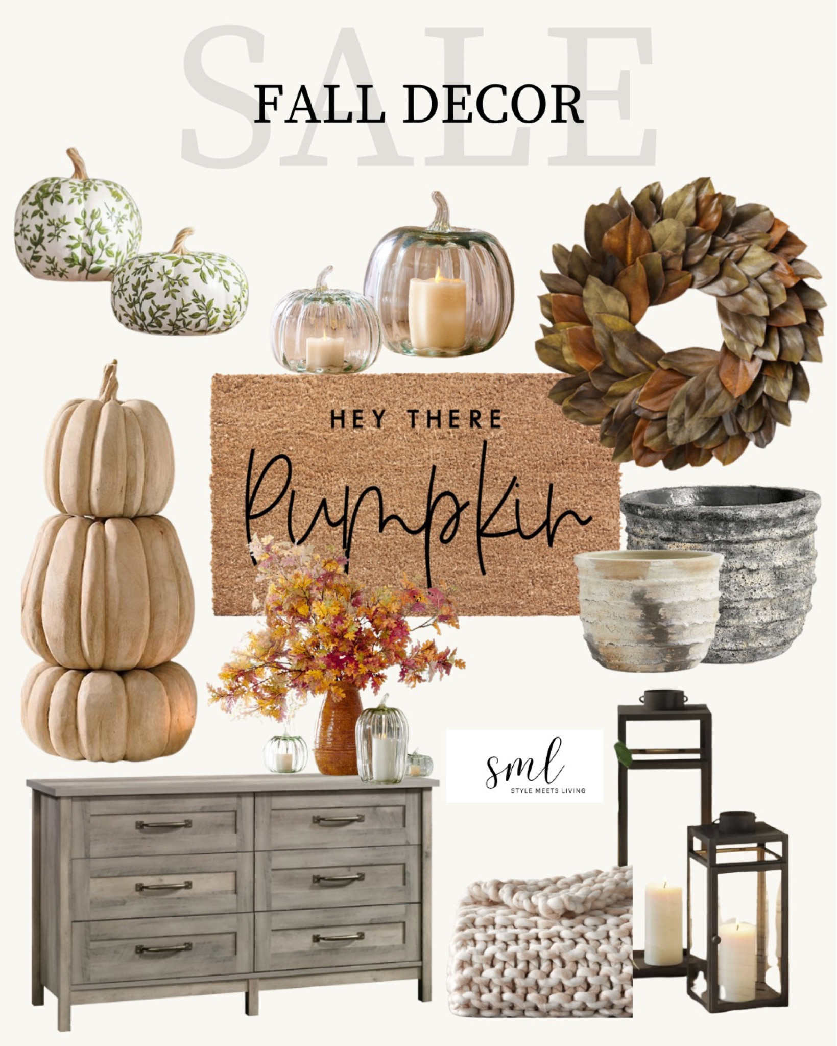 Autumn is here, and it's time to cozy up your space with all the warm, inviting vibes of the season! 

From Pottery Barn's timeless elegance to Target's stylish affordability, Walmart's budget-friendly options, Etsy's unique handmade treasures, and Grandin Road's top-notch quality, we've scoured them all for the best autumn-inspired decor.


#FallDecorSale #falldecorideas #targethalloween #potterybarn #walmarthome 


#LTKHalloween #LTKSeasonal #LTKhome