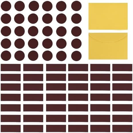 72Pcs Match Striker Paper with Adhesive 2 Sizes of Matches Holder Matches for Candles in A Jar wi... | Amazon (US)