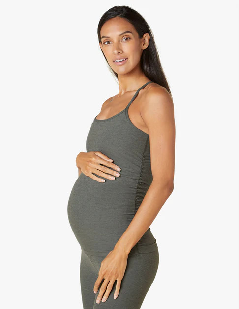 Spacedye Slim Racerback Maternity Tank | Beyond Yoga