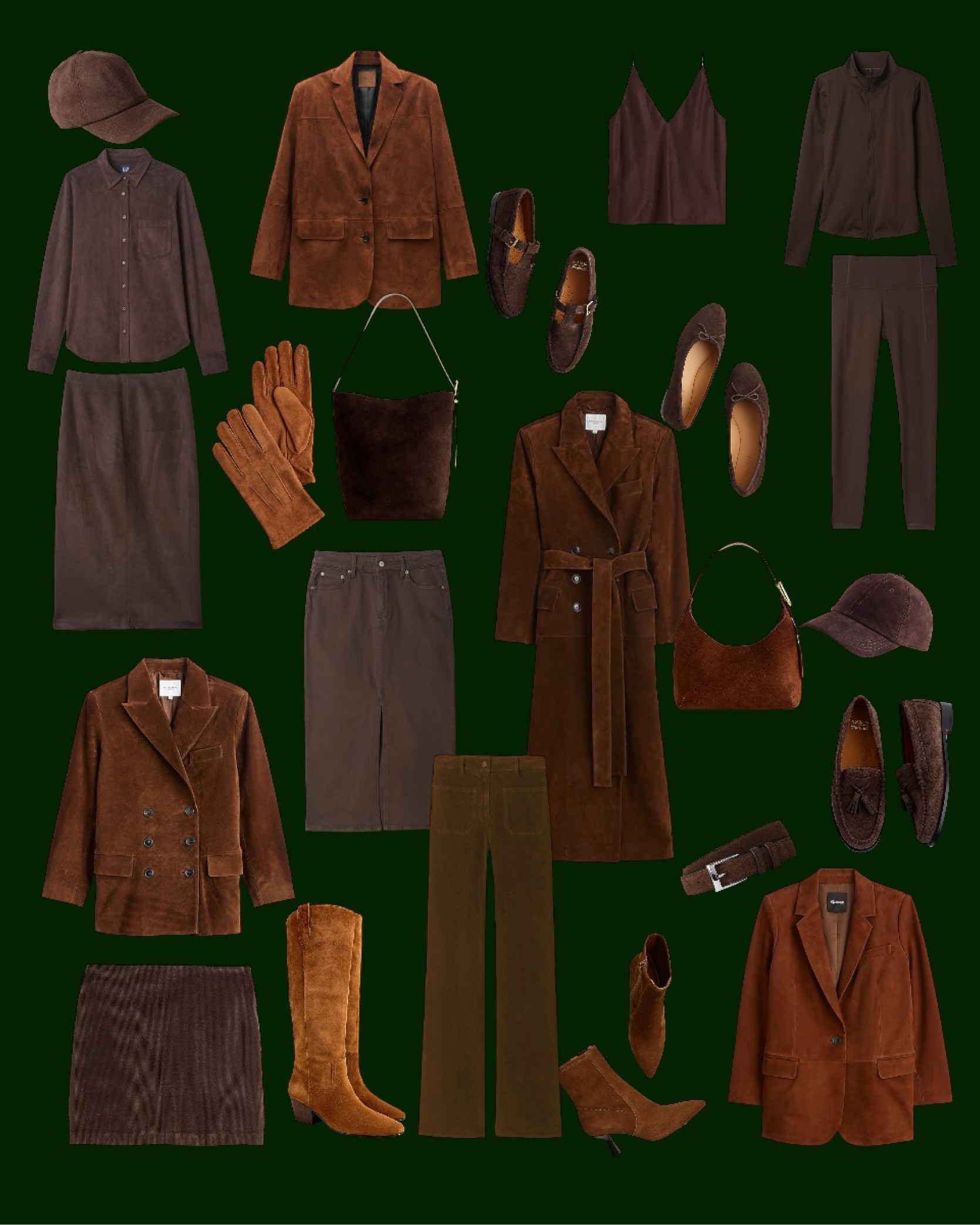 Although in L.A. our golden leaves Fall season always comes late, or barely comes at all, Fall is still my favorite season. And not to mention, I like all the Fall colors, deep brown, rich burgundy, and roasted chestnut, emerald green, velvet blue. And this year, I feel deep for the roasted coffee color, and for anything in suede or faux suede. What about you?

#LTKSeasonal #LTKxMadewell #LTKItBag